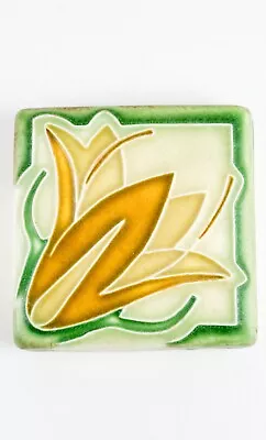 Vintage NOS Motawi Tileworks Tile Lily Of The Valley Flower 3” Ann Arbor MI • $100