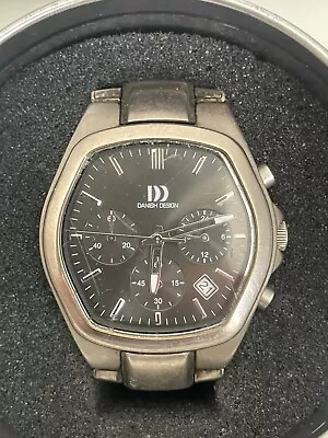 Mens Danish Design Chrono Watch Stainless Steel • £19.99