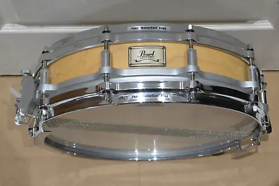 VINTAGE PEARL 3.5X14 FREE FLOATING NATURAL MAPLE SNARE DRUM For YOUR SET! Ri657 • $449.96