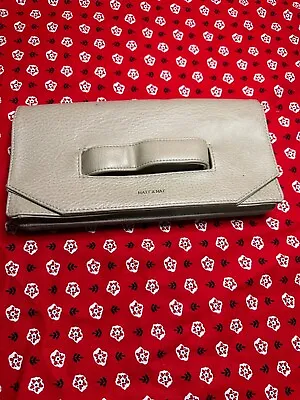 NWT: MATT & NAT Vegan ABIKO Clutch | Color: Storm • $28