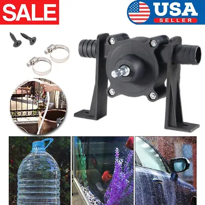 $10.88 • Buy Hand Electric Drill Drive Self Priming Pump Oil Fluid Water Transfer Tools Mini