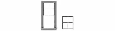 Tichy Trains O Scale Window Double Hung 4/4 29x66  (6) | 2022 • $4.39