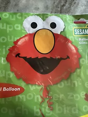 XL 20  Elmo Head Sesame Street Super Shape Mylar Foil Balloon Party Decoration • $9.99