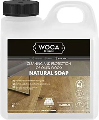 WOCA Natural Soap Floor Cleaner Ideal For Oiled Wood Ecofriendly Perfect For • £23.71