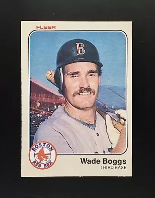 1983 Fleer Wade Boggs #179 Rookie RC Boston Red Sox HOF • $9.99