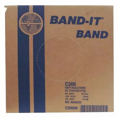 Band-It C20699 201 Stainless Steel 3/4  X 100' Roll Band • $157.99