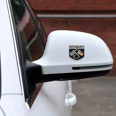$9.96 • Buy Metal Racing Car German Flag Emblem Grille Badge Sticker Decals For VW BMW Benz