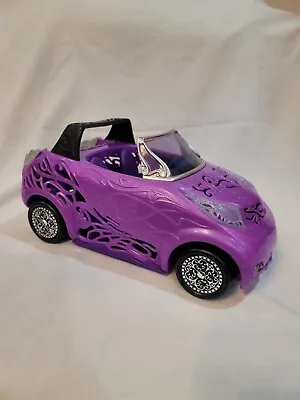 2012 Mattle Monster High Scaris City Of Frights Purple Convertible Car Excellent • $25
