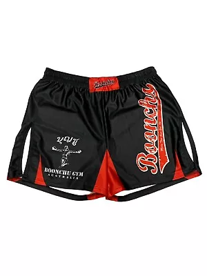 Boonchu Red Muay Thai Shorts Black And Red Size 32  NWOT • $24.99