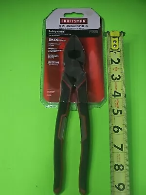 Craftsman Lineman Pliers With Wire Cutter With TruGrip Handle 71628 New 9 Inch • $30.45