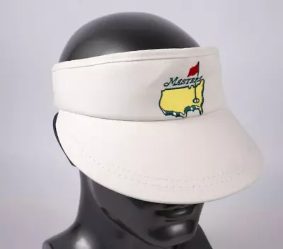 Vtg Masters Golf Visor White American Needle PGA New Old Stock • $49.80