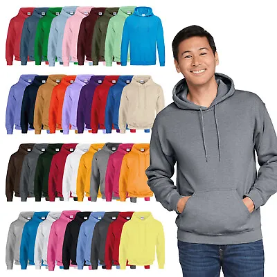 £14.99 • Buy Gildan Heavy Blend Hooded Sweatshirt Pullover Men's Long Sleeve Jacket GD057