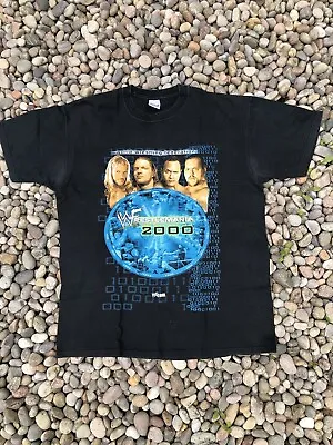 WRESTLEMANIA 2000 XL T-shirt XL 2000 Wwf Wwe Wcw Ecw Wrestling Vintage  • £159