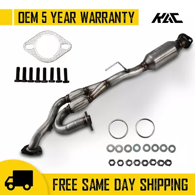 Catalytic Converter Flex Exhaust Y-Pipe For 2005-2006 Nissan Altima Quest 3.5L • $83.66