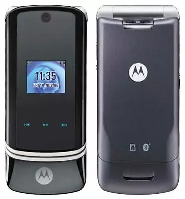 Motorola Krzr K1 2g Vintage Cell Phone Gsm Flip Cellular For Fido Rogers & Chatr • $57.22