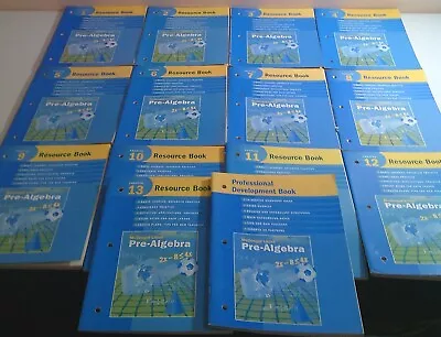 McDougal Littell Pre-Algebra : Chapters 1-13 Resource Book Set For 9780618250035 • $92