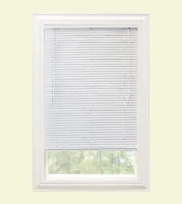 Window Blinds Premium Mini Blind 1  & 1 3/8  Slat Vinyl/Aluminum Venetian Blinds • $31.95