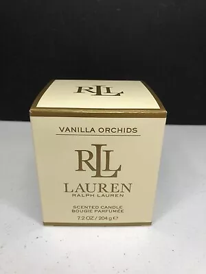 Ralph Lauren Scented Candle Vanilla Orchids 7.2 Oz 204 G E • £24.08