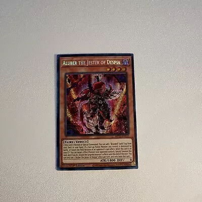 Yugioh Aluber The Jester Of Despia MP22-EN123 Prismatic Secret Rare 1st Ed NM • $5.50