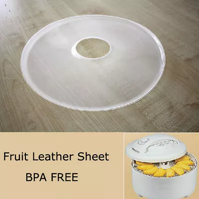  Round Reusable Fruit Roll Sheets Food Dehydrator Fruit Leather Trays Sheets  • $27.78