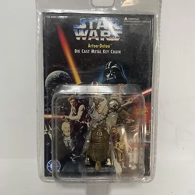 Star Wars Diecast Metal Artoo-Detoo R2-D2 Keychain 1996 Placo Toys NIP • $8.50