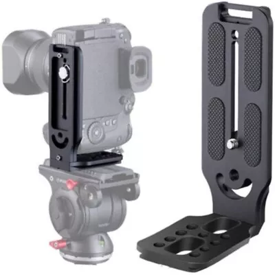 Universal Dslr L Plate Swiss Vertical Video Camera L Bracket 1/4 Inch Screw • $13.24