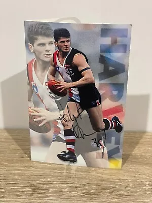 1995 Afl St Kilda Saints Signed Cards Robert Harvey. • $29.95