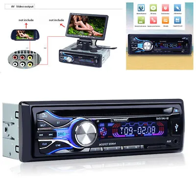 12V Car Bluetooth DVD CD Player Radio Card Host Video MP3 Player＋Remote Control • $107.59