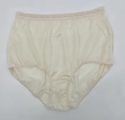 Vintage Nylon Panties Sheer Granny Panties Sissy Panty Ultra Shiny Soft Pink • $77.08