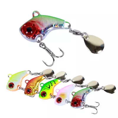 7pcs Metal VIB Fishing Lures 7-21g Spinner Blade Bass Walleyes Fishing Tackle • $16.32