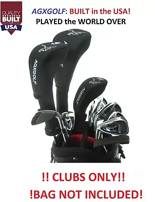 TALL +1.5  MENS LEFT HAND COMPLETE GOLF SET WDRIVER+3WD+3HY+5-9 IRONS+PW+PUTTER • $349.95