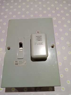 £19.99 • Buy Wylex 60amp Switched Fused Spur Cat No 108M BS5419 Fuseboard Switch Fuse