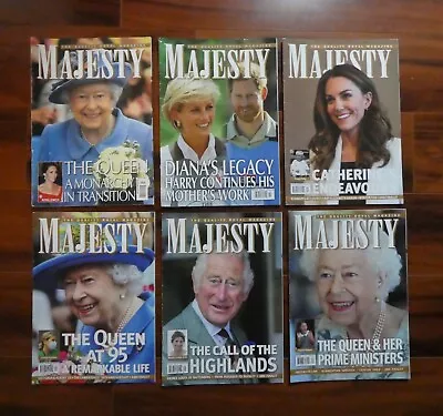 Majesty Magazine Lot 2018 2019 2021 2022 British Royal Family William Kate Harry • $24.99