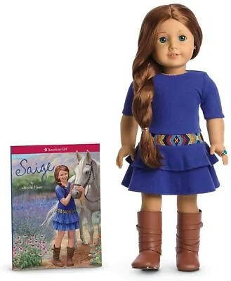 American Girl Doll Saige And Ring And Paperback Book NEW!! • $394