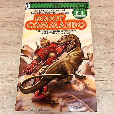 Robot Commando Fighting Fantasy Game Book No.22 Steve Jackson & Ian Livingstone • $37.91