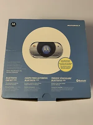 MOTOROLA HF850 Bluetooth Hands-free Car Kit - COMPLETE - NOS - OPEN BOX • $35