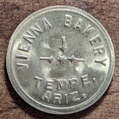 $14 • Buy Tempe, Arizona AZ Vienna Bakery 5¢ Trade Token