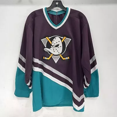 Men's CCM Mighty Ducks Hockey Jersey Sz M • $36