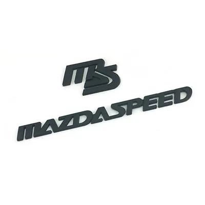 1x MS MazdaSpeed Emblem Rear Trunk 3D Badge For Mazda CX-5 CX-7 323 Axela Atenza • $17.09