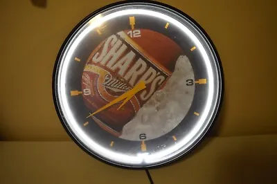 Vintage Miller Sharps Beer Neon Clock Sign Tested & Works  1993  • $150