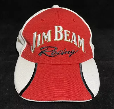 Jim Beam Racing Cap Hat 2009 Adult Size Adjustable Red White • $19.95