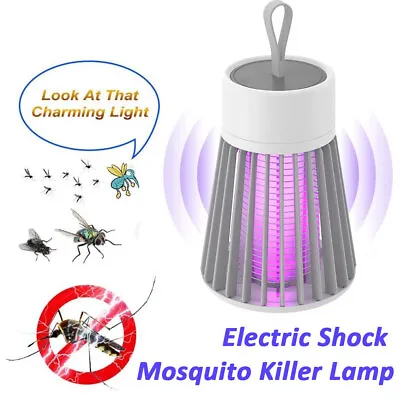 Mosquito Insect Fly Bug Killer Attractant Lamp Electric Pest Control Zapper Trap • $19.98