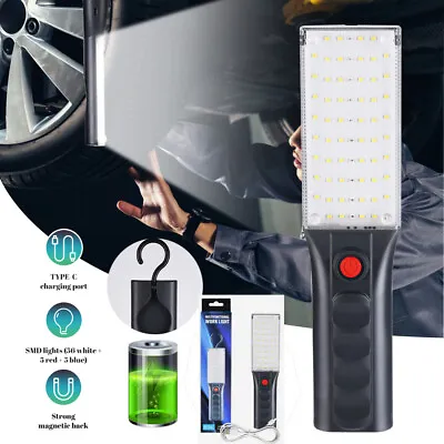 COB LED Magnetic Work Light Rechargeable Car Garage Inspection Lamp Hand Torch • $11.99