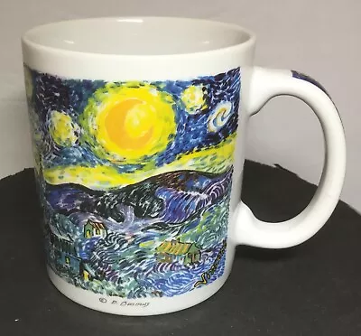 Chaleurs Masters Collection VINCENT VAN GOGH STARRY NIGHT Mug Burrows #2 • $6