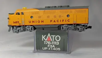 N Scale  KATO # 176-1113   UNION PACIFIC  F3A Diesel Locomotive # 1405    Read • $35