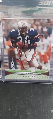 2012 Upper Deck Auburn Tigers Bo Jackson Autograph Signed • $65