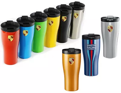 Porsche Coffee Tea Cup Travel Mug Thermal Insulating Double Wall Stainless Steel • $70.99