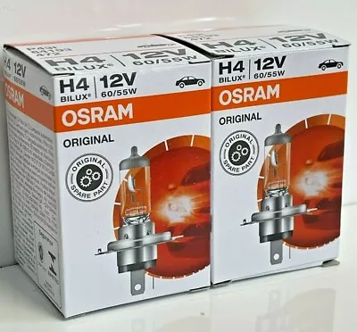 2x-OSRAM Sylvania OEM H4 9003 Bulb Lamps (64193) Lamps 60/55W  • $14.39