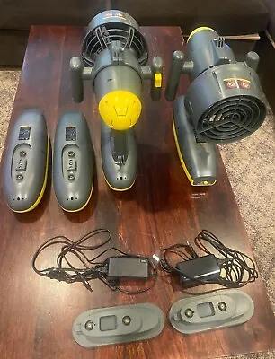 MagicJet Underwater Scooter LOT (2 Scooters + 2 Replacement Batteries)!!! • $1395