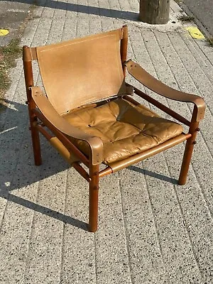 $3200 • Buy Arne Norell Rosewood And Leather Sirocco Safari Chair